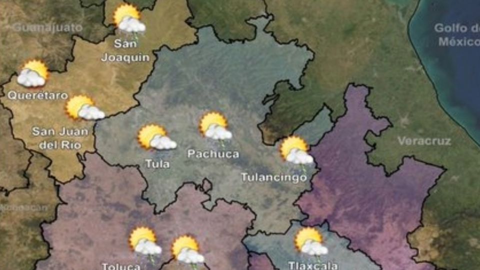 Consulta el pronóstico del Servicio Meteorológico Nacional para este jueves