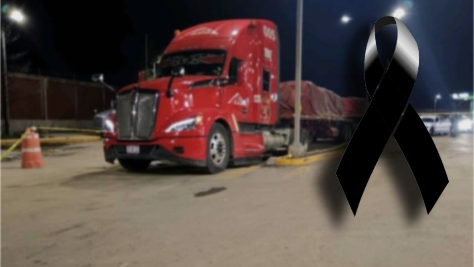 El tráiler, un Kenworth con placas 87-BF-1T, estaba con sus remolques y su carga