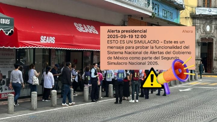 Simulacro Nacional en Veracruz: sorprende a ciudadanos alerta en celulares