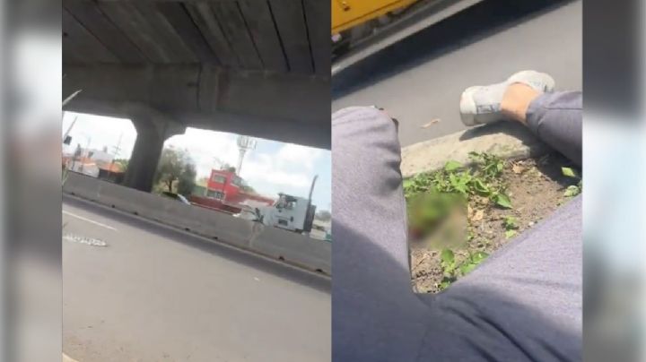 Conductor de Uber moto huye tras choque en Periférico; usuaria resultó con heridas