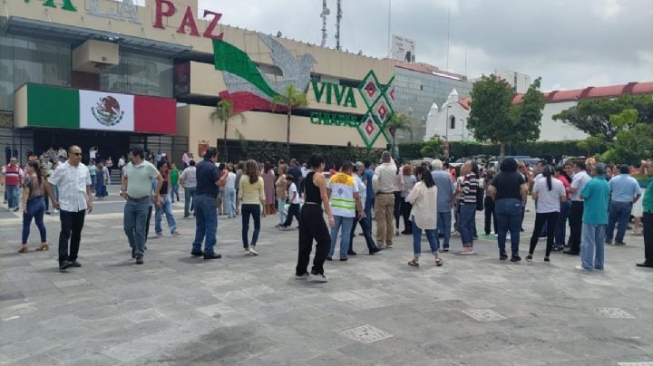 "Lo sentí más complicado, como real": así fue el simulacro de sismo en Chiapas