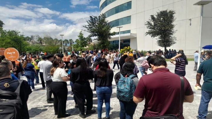 Así se vivió el simulacro en Nuevo León