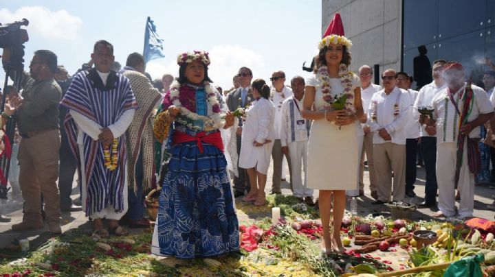 Hacen ritual ancestral a Rosalba Hernández, nueva presidenta del Poder Judicial de Veracruz