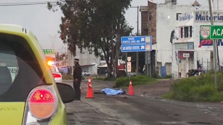 Muere peatón, tras intentar cruzar la México-Tuxpan; van 2 accidentes hoy en Tulancingo