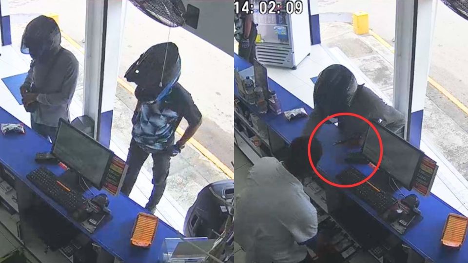 Asaltan con arma de fuego la Farmacia Similares  en Veracruz