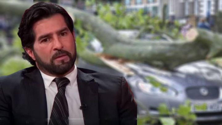 ¿Cómo está de salud Arturo Carmona luego de que un enorme árbol cayera y destrozara su auto?