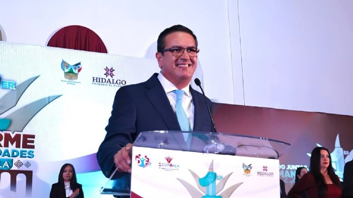 Francisco Sinuhé denuncia saqueo de la pasada administración de Zempoala, en su primer informe