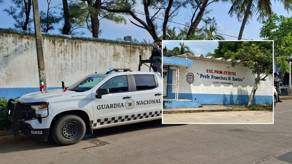 Tras amenazas en escuela de Coatzacoalcos, hay suspensión de clases y vigilancia de la Guardia Nacional