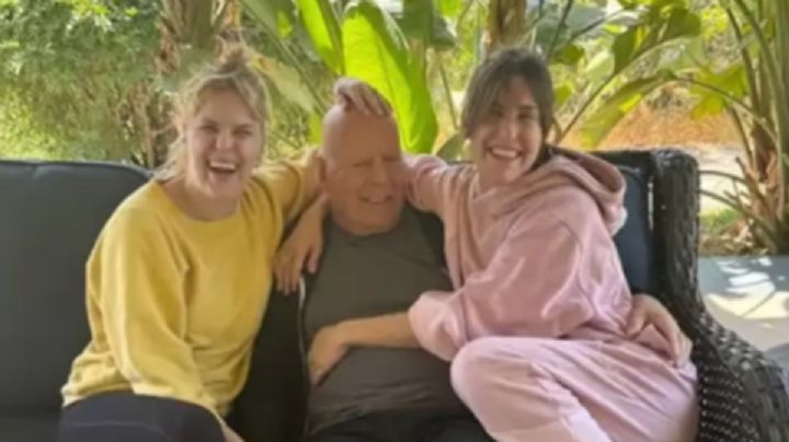 Bruce Willis reaparece sonriente tras su estancia en residencia de cuidados