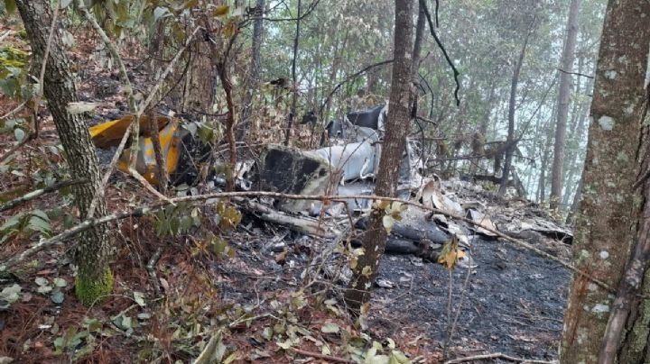 Se desploma helicóptero en el cerro del Jabalí, Jalisco; hay 2 muertos