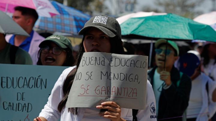 Marchas estudiantiles en Guadalajara, Edomex, Veracruz y Puebla sacuden universidades