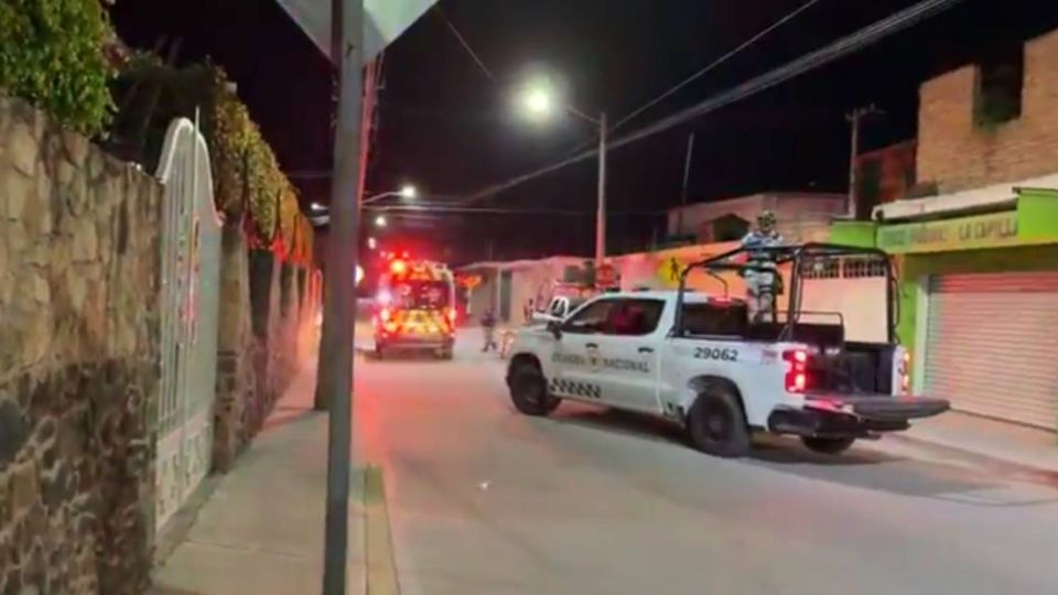 El ataque se registró en la calle Vicente Suárez casi esquina con la calle Niños Héroes de la comunidad Tenería del Santuario.