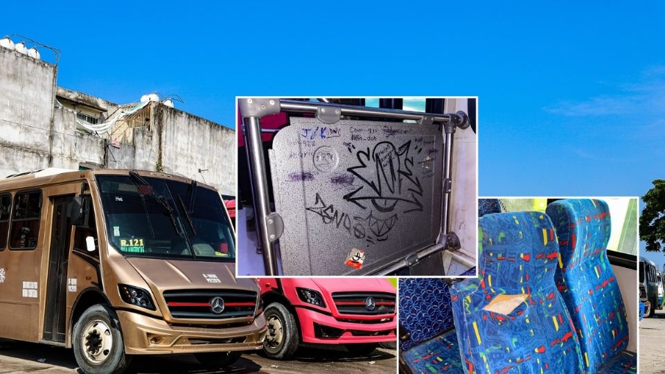 A días de operar los camiones Ulúa en Veracruz Puerto, vandalizan camiones climatizados de Vera Plus