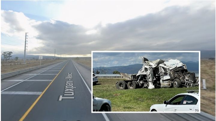 Tráileres chocan de frente y colapsan la autopista México-Tuxpan; esto pasó