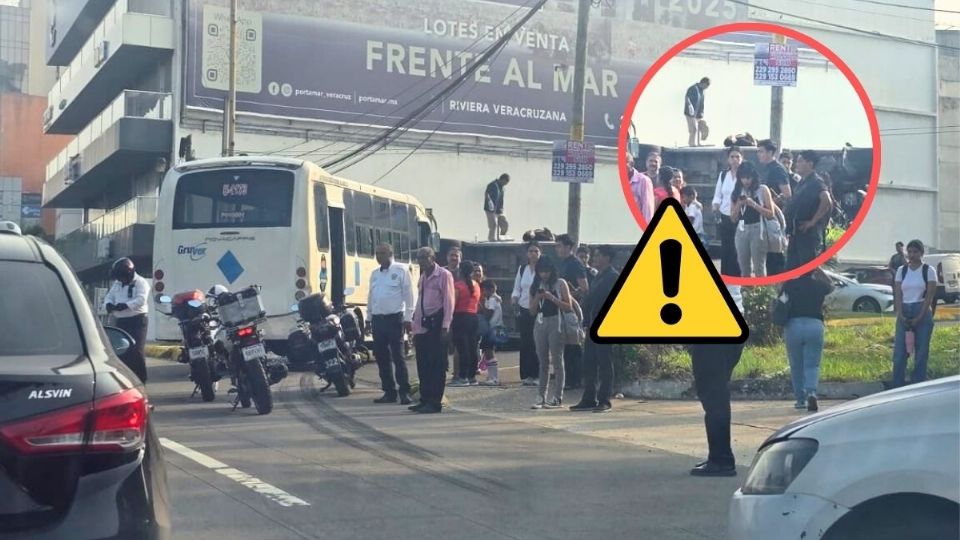 Vuelca camioneta frente al Hotel Mocambo de Boca del Río; hay 5 heridos