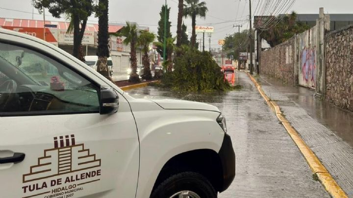 Tula de Allende queda bajo el agua tras fuerte lluvia | FOTOS