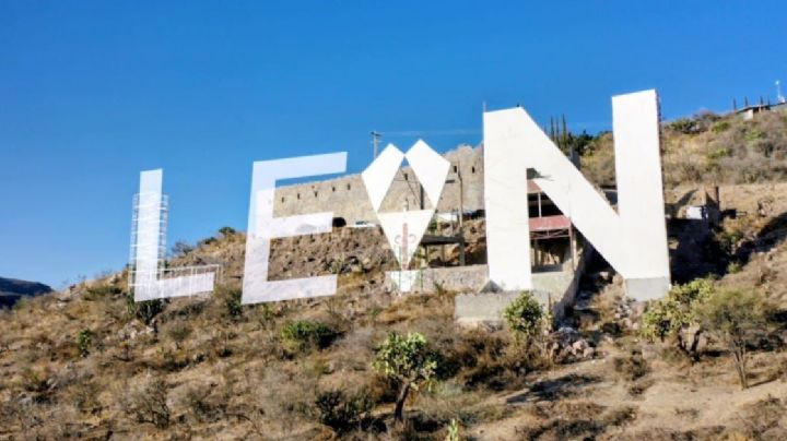 León estrena letras gigantes en el cerro como las de Hollywood
