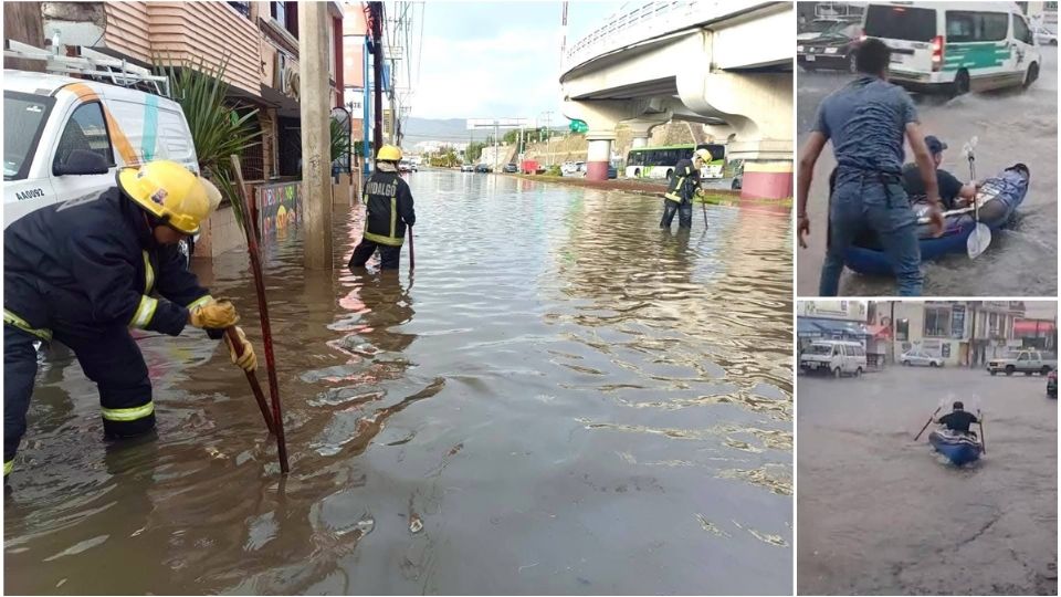 Un hombre aprovechó que tenía un kayak en casa para divertirse