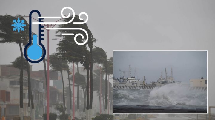 ¿Cuáles son los meses con más frentes fríos y nortes pronosticados en Veracruz?