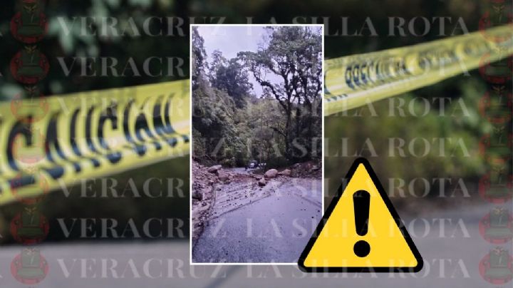 Bloqueo en tramo de un carril en carretera Fortín - Huatusco tras deslave