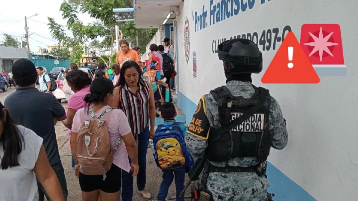 Tras hechos violentos, primaria “Francisco H. Santos” de Coatzacoalcos, regresa a clases con fuerte seguridad