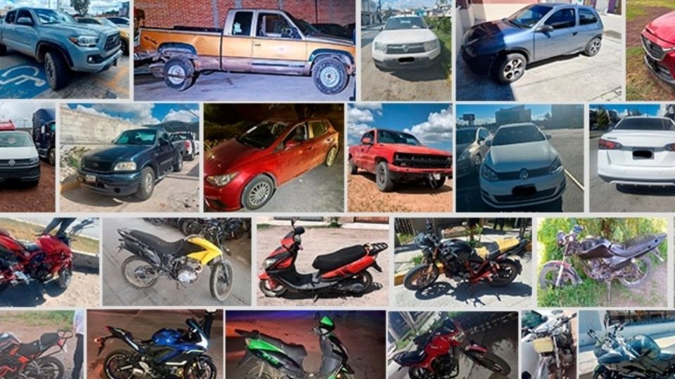 En una semana, la SSPH recuperó 30 autos con reporte de robo