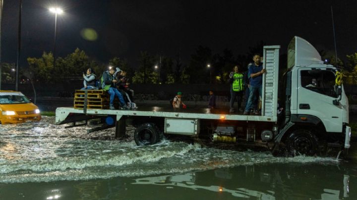 Histórica inundación en la capital: una cuarta parte de la CDMX afectada por lluvia récord