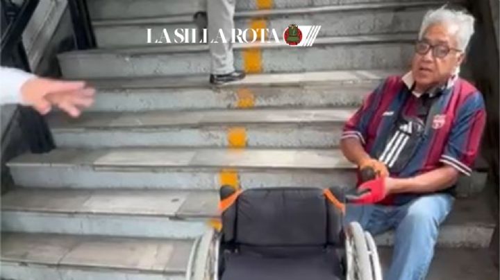 Metro CDMX Línea B: “elevadores nunca sirven”; el periplo diario de personas con discapacidad