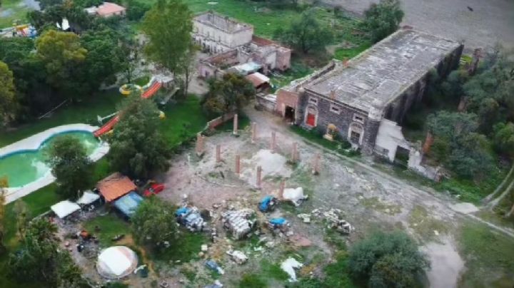 La Ex Hacienda de Mezquite Gordo en Romita: Casi en ruinas luce majestuosa