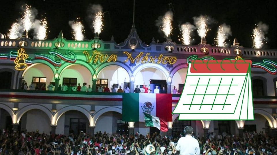 Cartelera de actividades para las Fiestas Patrias en Veracruz
