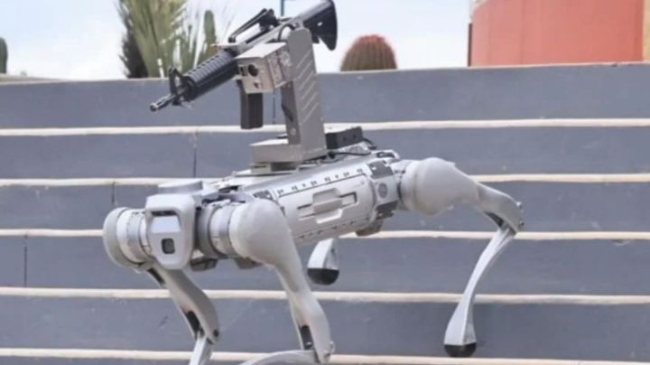 Presume Zacatecas ‘perros robots’ armados en inauguración del C5i