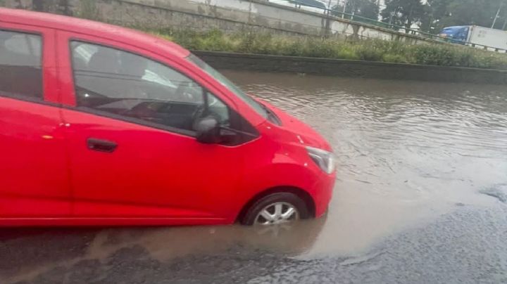 Inundaciones y vialidades afectadas en el Valle de México por fuertes lluvias