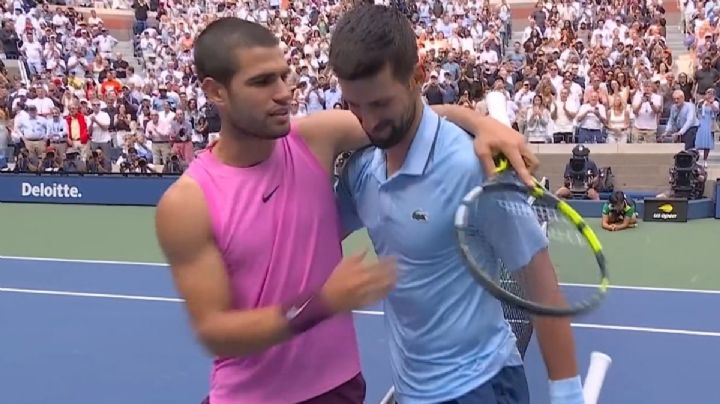 Carlos Alcaraz vence a Novak Djokovic en las semifinales del US Open
