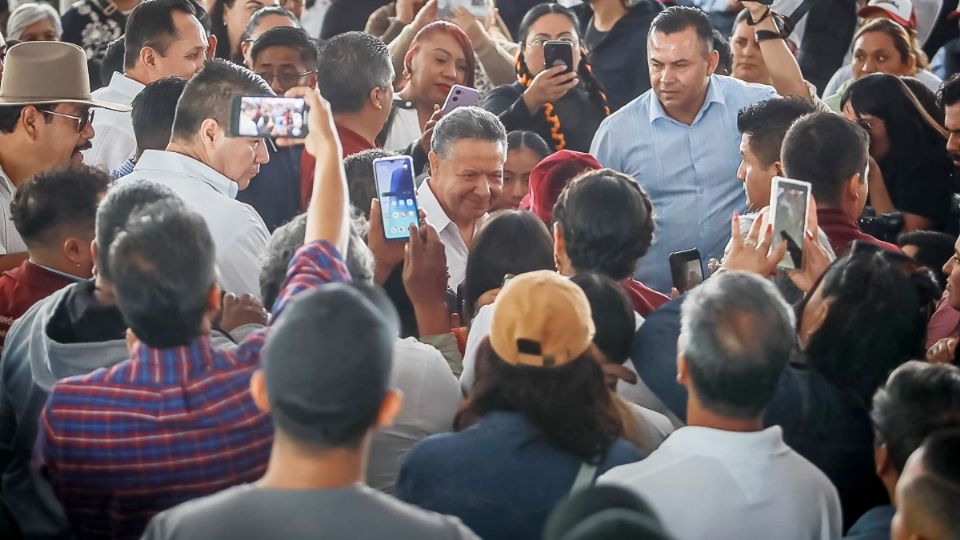 El tercer informe se llevó a cabo en la principal plaza pública de la capital del estado