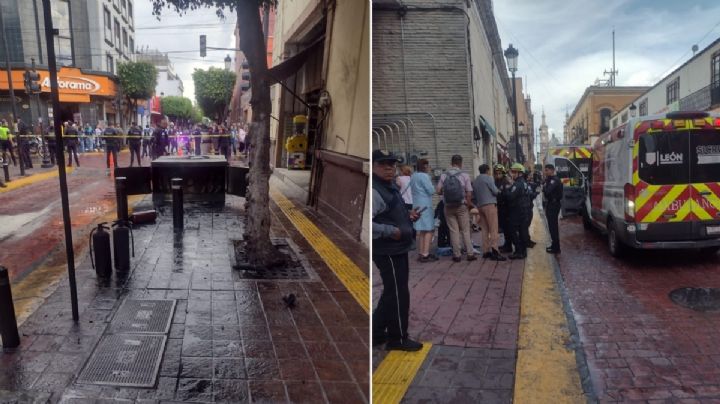 Explota transformador en el Centro de León; resultan 10 personas con quemaduras | VIDEO