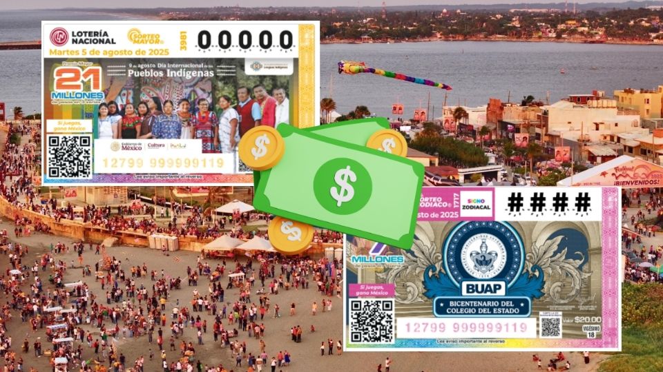 Este municipio de Veracruz acumula casi 30,000,000 de pesos en premios de la Lotería Nacional durante 2025