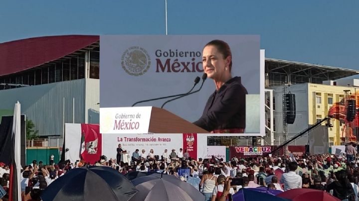 Minuto a Minuto: Visita de Claudia Sheinbaum en Veracruz por informe de gobierno