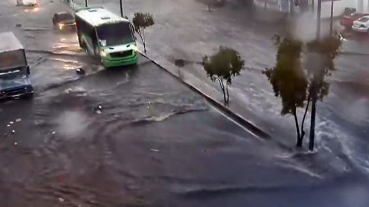 Lluvias inundan la Picacho-Ajusco en la CDMX