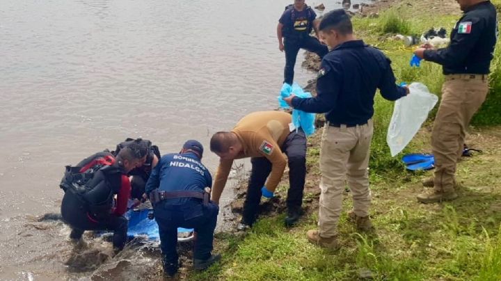 Joven muere ahogado en presa de Hidalgo; personal de emergencias rescata el cuerpo
