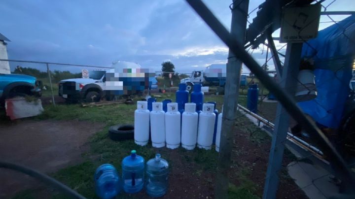 FGR asegura más de 3,000 litros de gas LP robado en Hidalgo