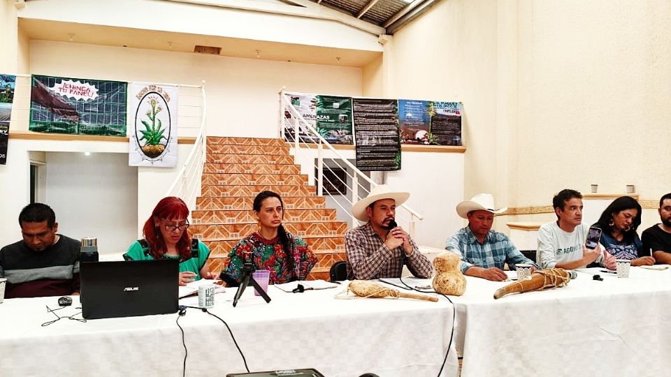 La conferencia de prensa se llevó a cabo en Singuilucan