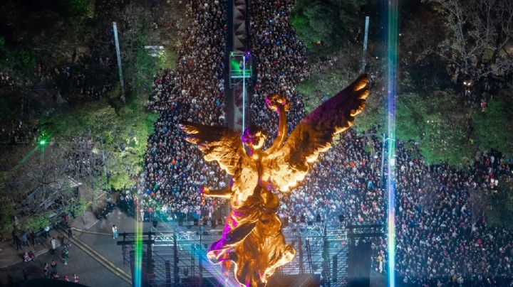 Año Nuevo en Reforma: 250 mil personas disfrutan la música electrónica