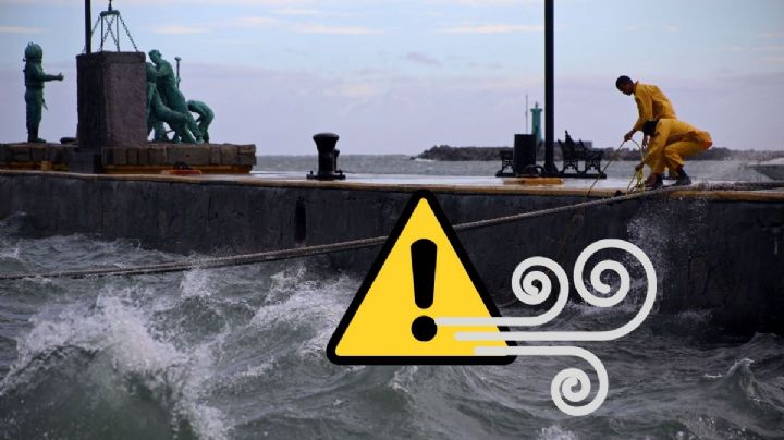 Racha fuerte del norte supera los 100 km/h en este municipio de Veracruz hoy 11 de enero