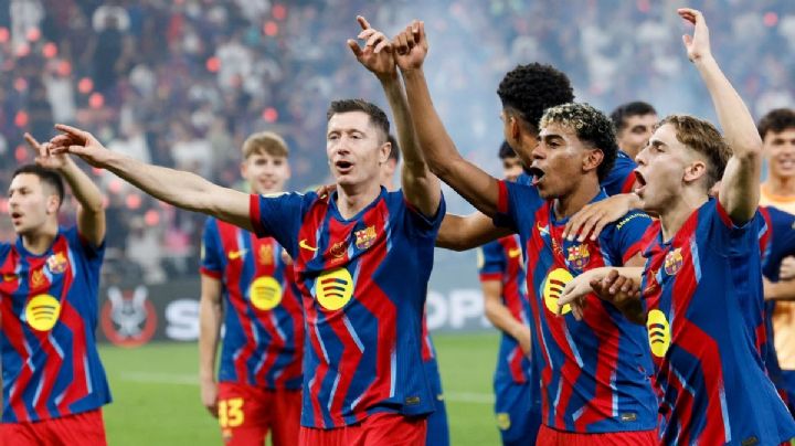 Barcelona vence al Real Madrid y conquista su decimosexta Supercopa de España