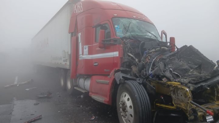 Neblina provoca accidentes con 10 vehículos involucrados en autopista Orizaba - Puebla