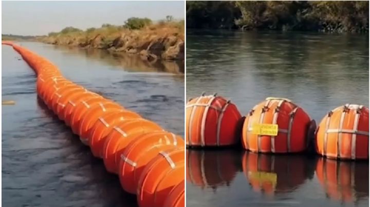 “Si intentas cruzar el río Bravo, encontrarás barreras flotantes", advierte embajada de Estados Unidos en México