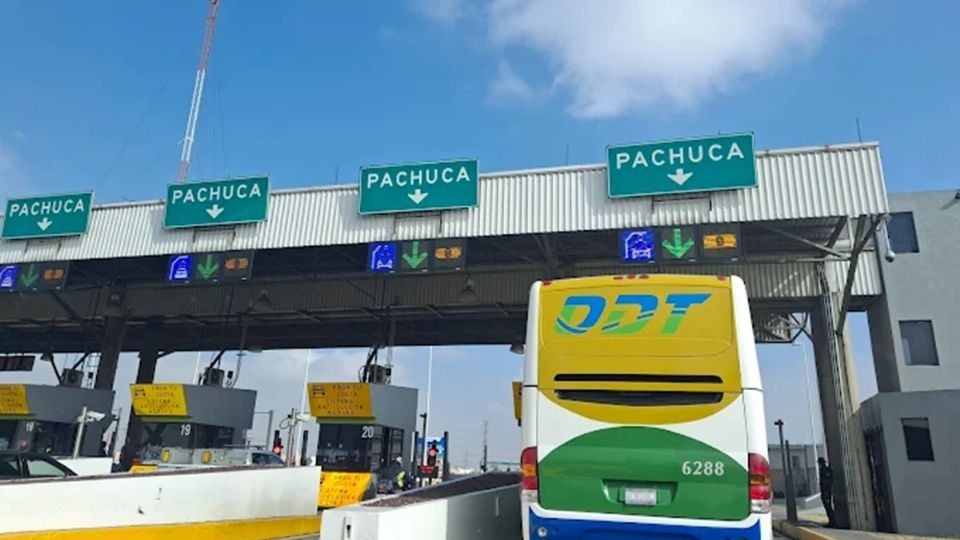 El cierre a la México-Pachuca es a la altura de la caseta de cobro