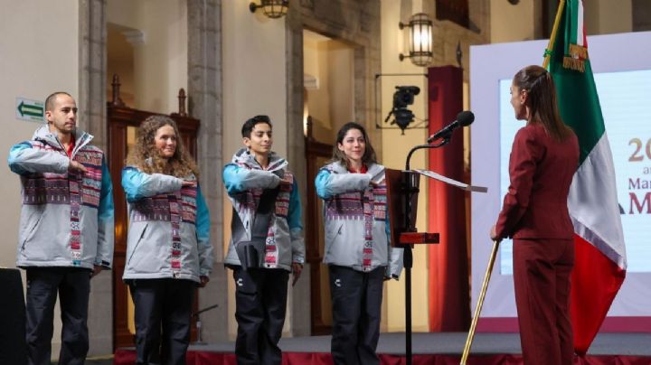 Juegos Olímpicos de Invierno: Sheinbaum abandera a la delegación mexicana para Milán-Cortina 2026