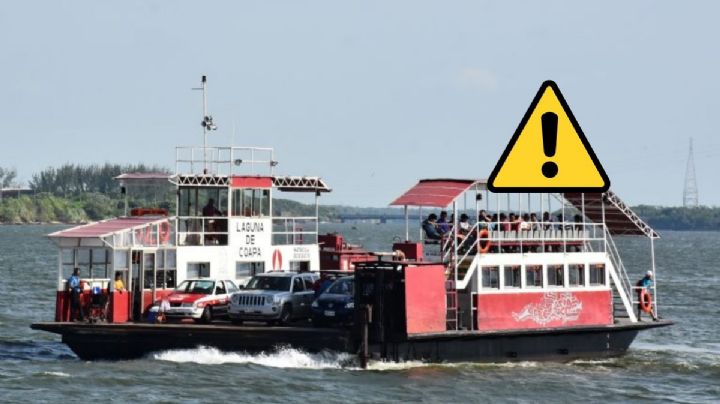 Hasta nuevo aviso, transbordador de Coatzacoalcos no operará por mal tiempo