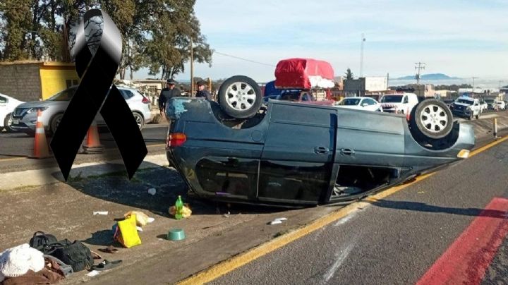 Camioneta con 10 familiares del Estado de México vuelca en Tulancingo; una adolescente muere